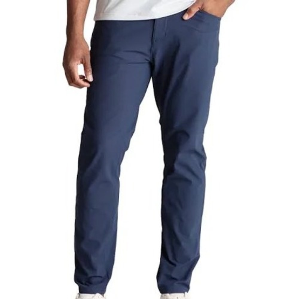 Birddogs Boomstick Stretch Classic Pants Men 34x32??? Navy EUC Performance Golf